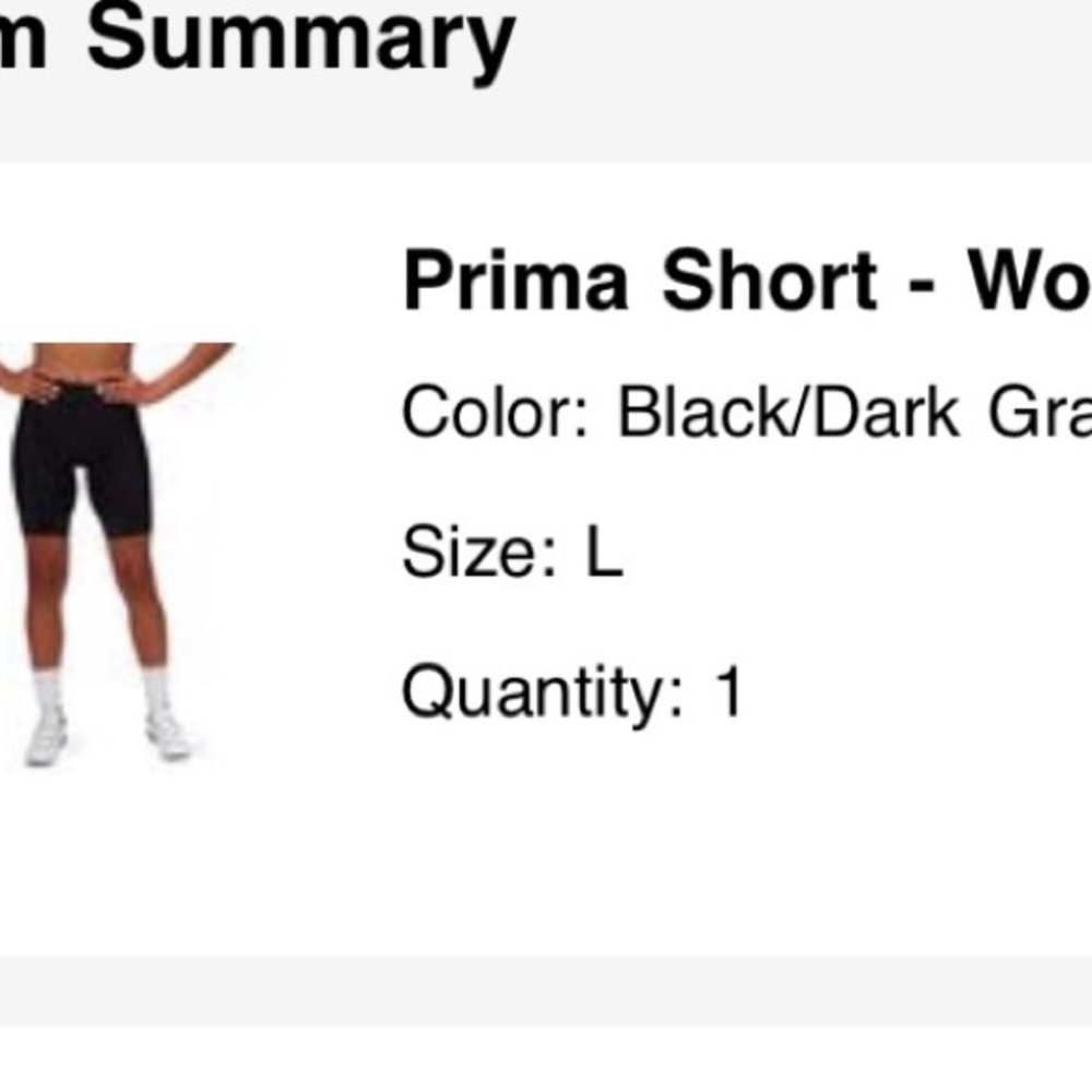 NWT Castelli Prima Black Cycling Shorts